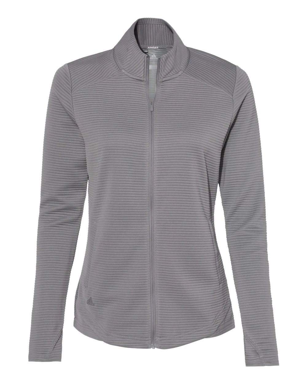 ADIDAS Women's Textured Full-Zip Jacket 3 ADIDAS Women's Textured Full-Zip Jacket