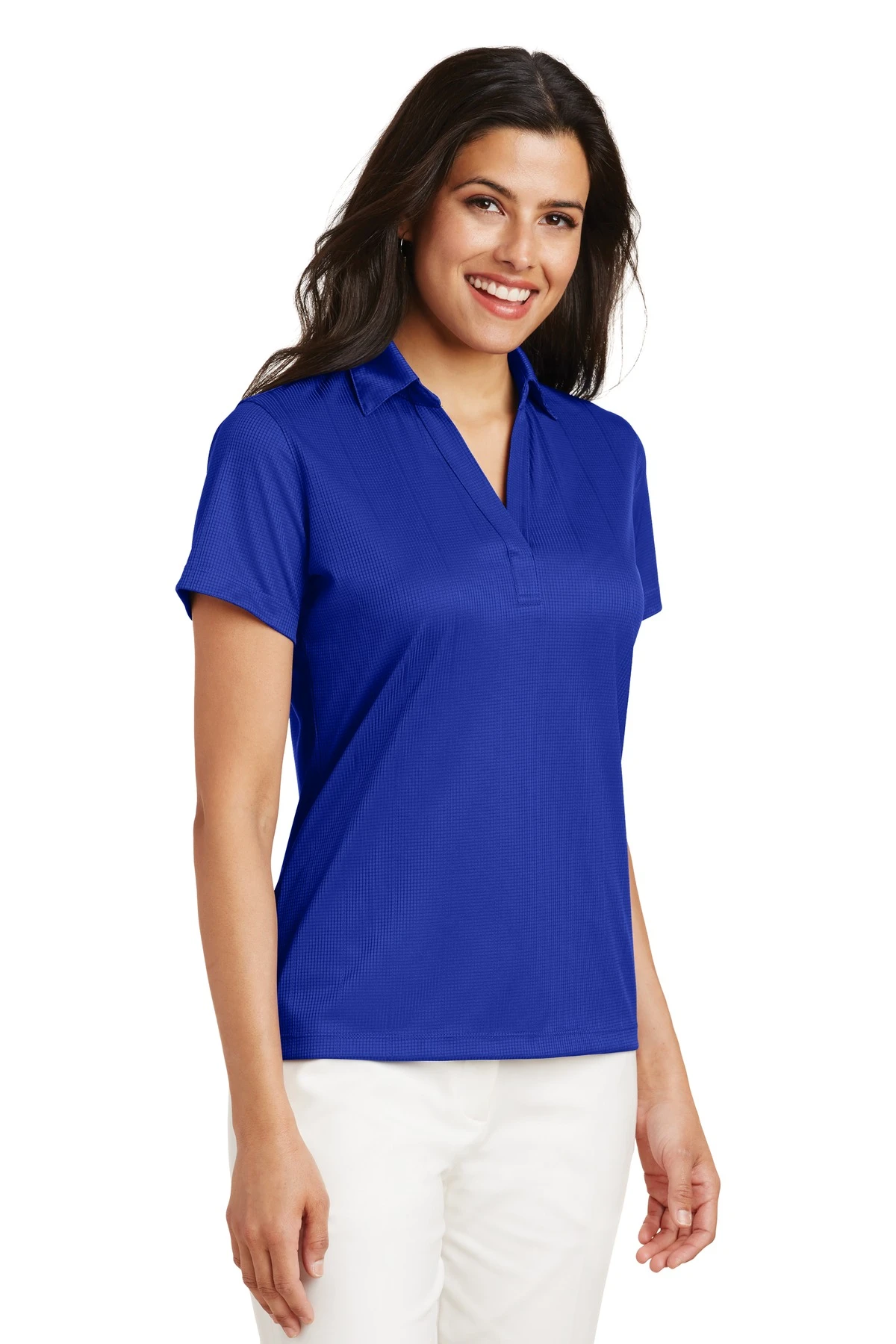 Ladies Performance Fine Jacquard Polo 5 Ladies Performance Fine Jacquard Polo - Image 3