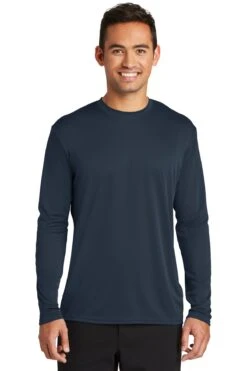 Unisex Long Sleeve Performance Tee -Jiffyshirts Sales Store 993588b6037323