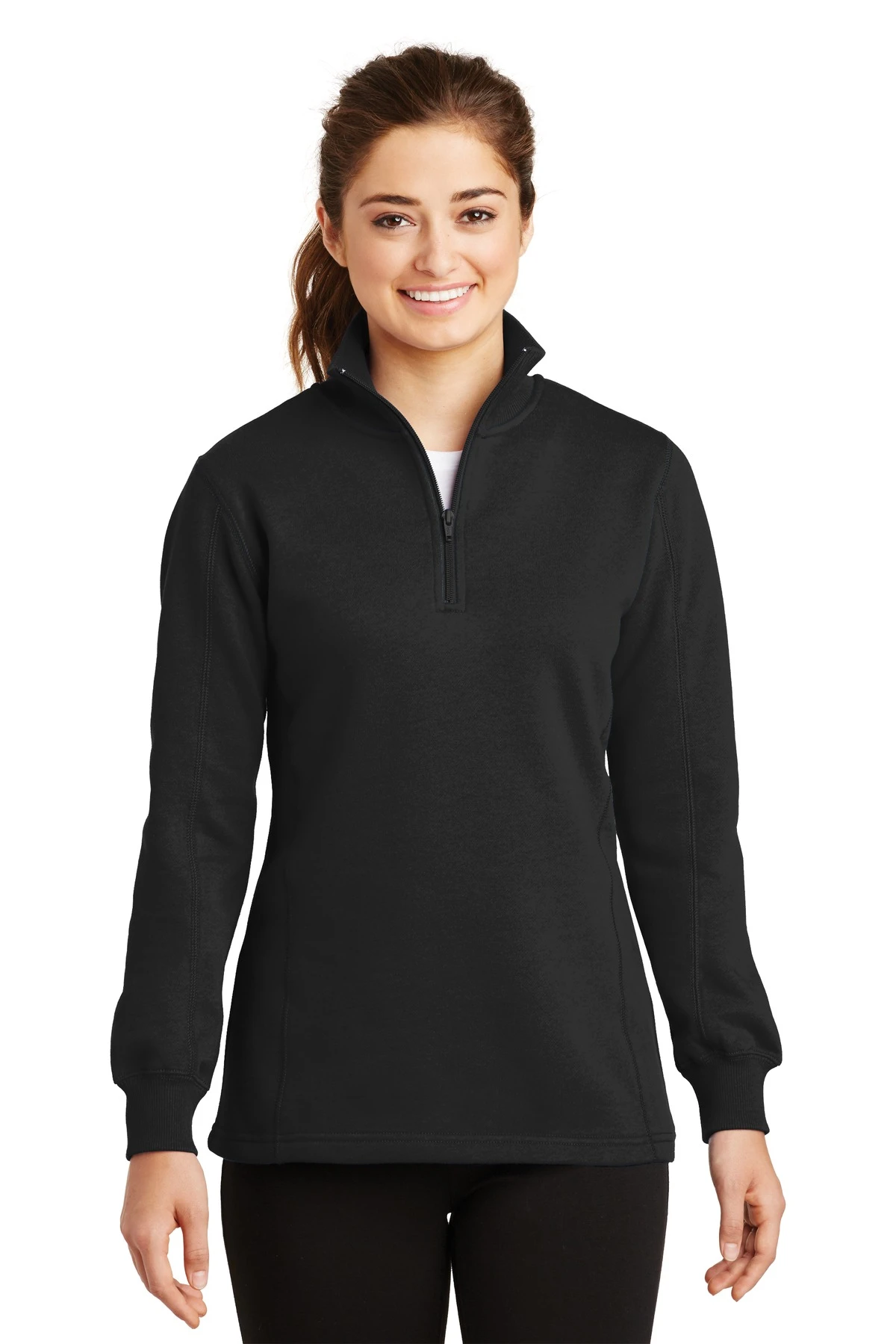 Ladies 1/4-Zip Sweatshirt 11 Ladies 1/4-Zip Sweatshirt - Image 9