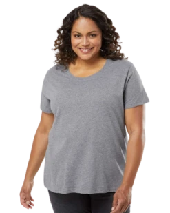Ladies' Curvy Fine Jersey T-Shirt -Jiffyshirts Sales Store 99731968324549