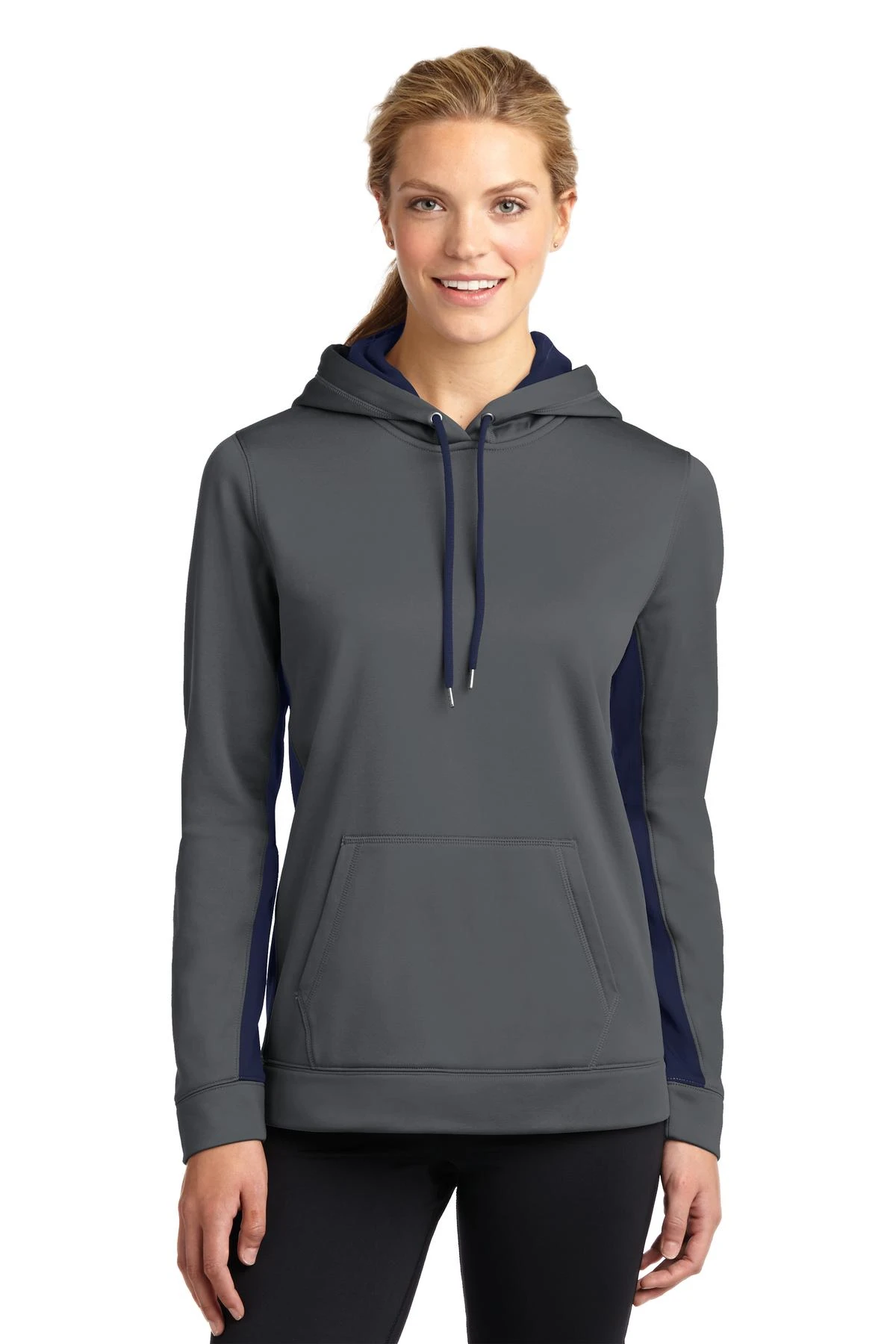 Ladies Sport-Wick Fleece Colorblock Hooded Pullover 9 Ladies Sport-Wick Fleece Colorblock Hooded Pullover - Image 7