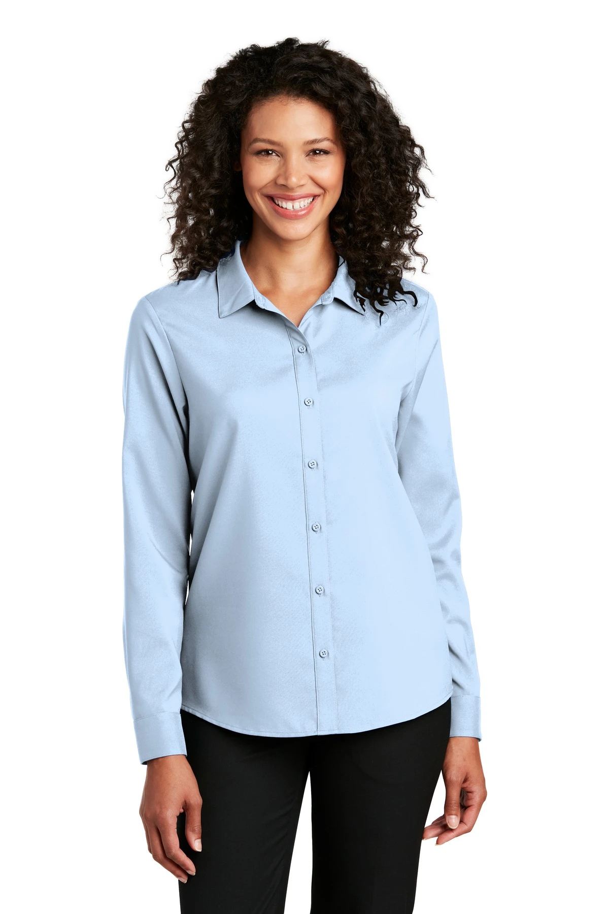 Ladies Long Sleeve Performance Staff Shirt 11 Ladies Long Sleeve Performance Staff Shirt - Image 9