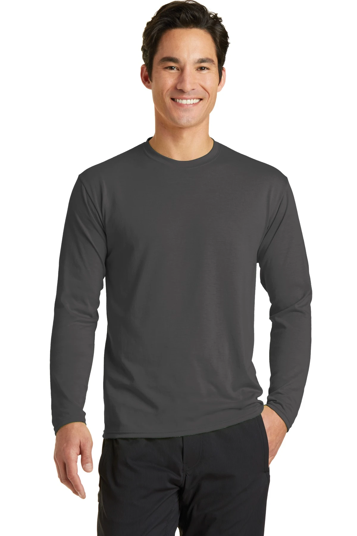 Unisex Long Sleeve Performance Blend Tee 3 Unisex Long Sleeve Performance Blend Tee