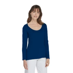 Platinum Ladies CVC Long Sleeve Scoop Neck Tee 39 Platinum Ladies CVC Long Sleeve Scoop Neck Tee -Jiffyshirts Sales Store 9a6766baead9f5