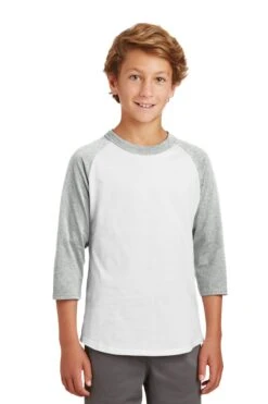 Youth Unisex Colorblock Raglan Jersey -Jiffyshirts Sales Store 9bed3dbe570680