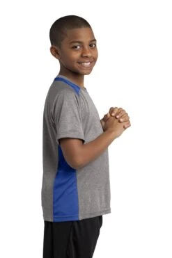 Youth Unisex Heather Colorblock Contender Tee -Jiffyshirts Sales Store 9c714aa8aca6aa