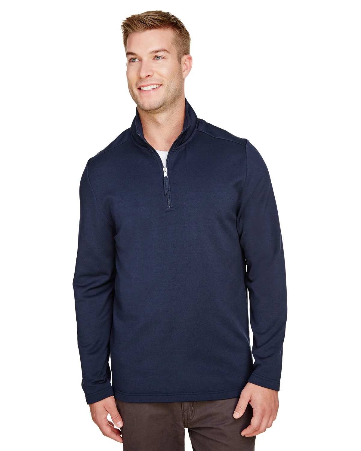 Men's Coastal Pique Fleece Quarter-Zip 7 Men's Coastal Pique Fleece Quarter-Zip - Image 5