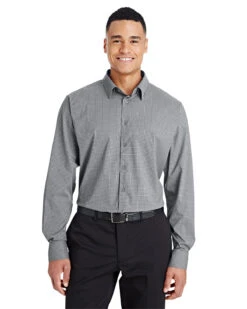 CrownLux Performance™ Men's Tonal Mini Check Shirt 10 CrownLux Performance™ Men's Tonal Mini Check Shirt -Jiffyshirts Sales Store 9ddd33437e998a