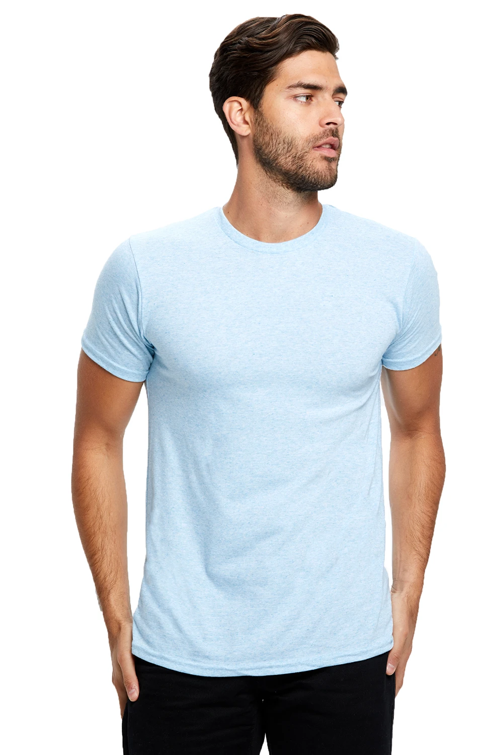 Men's Short-Sleeve Made In USA Triblend T-Shirt 8 Men's Short-Sleeve Made In USA Triblend T-Shirt - Image 6