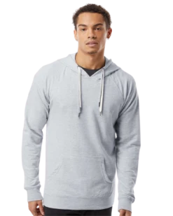 Unisex Lightweight Loopback Terry Hooded Pullover -Jiffyshirts Sales Store 9e92974f515a44