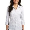 Ladies 3/4-Sleeve Micro Tattersall Easy Care Shirt 1 Ladies 3/4-Sleeve Micro Tattersall Easy Care Shirt -Jiffyshirts Sales Store 9ea3edb336c6a5