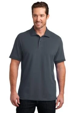 District Men's Stretch Pique Polo