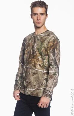 Men's Realtree Camo Long-Sleeve T-Shirt -Jiffyshirts Sales Store B8CE58C0E96D5F