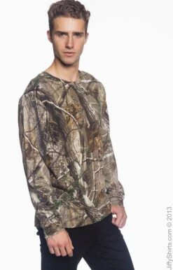 Men's Realtree Camo Long-Sleeve T-Shirt -Jiffyshirts Sales Store B8CECD786EB5B5
