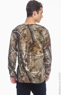 Men's Realtree Camo Long-Sleeve T-Shirt -Jiffyshirts Sales Store B8D72F7980FCAB