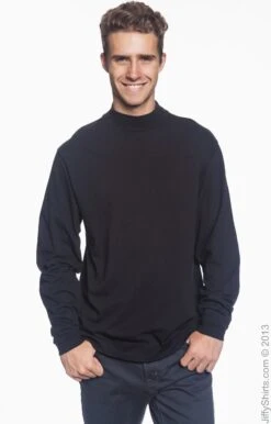 Adult Unisex Sueded Cotton Jersey Mock Turtleneck 19 Adult Unisex Sueded Cotton Jersey Mock Turtleneck -Jiffyshirts Sales Store B9EB9C47D2A397