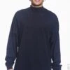 Adult Unisex Sueded Cotton Jersey Mock Turtleneck -Jiffyshirts Sales Store B9EE8E6234B02C