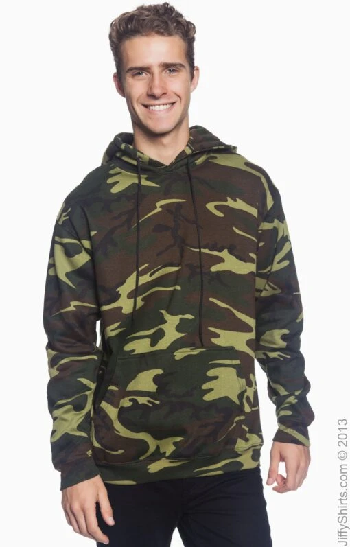 Camo Pullover Hoodie -Jiffyshirts Sales Store BC3D1E3ADF26B0
