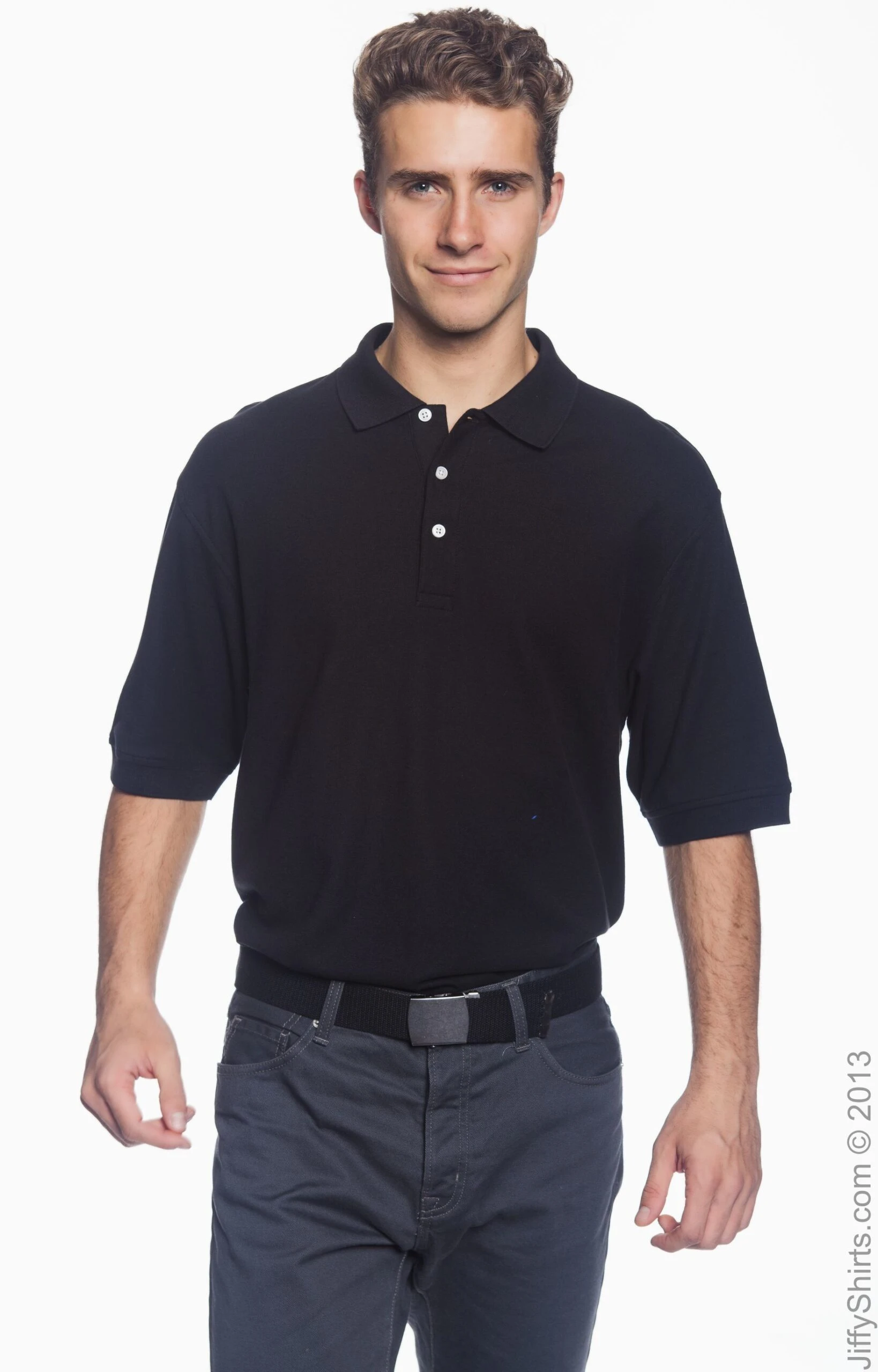 Men's Pima Piqué Short-Sleeve Polo 4 Men's Pima Piqué Short-Sleeve Polo - Image 2