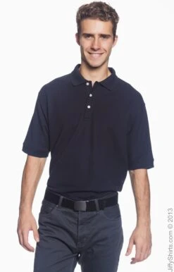 Men's Pima Piqué Short-Sleeve Polo 29 Men's Pima Piqué Short-Sleeve Polo -Jiffyshirts Sales Store BC6BC6081F4907