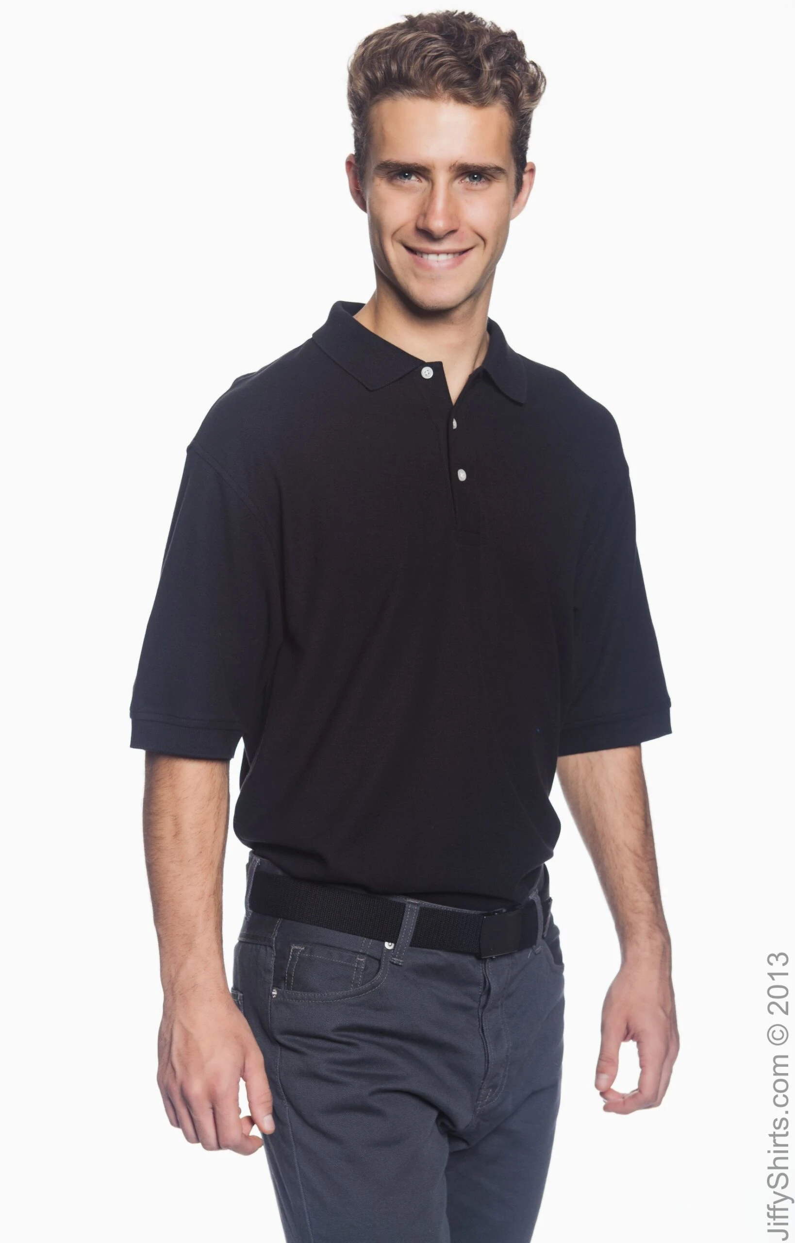 Men's Pima Piqué Short-Sleeve Polo 6 Men's Pima Piqué Short-Sleeve Polo - Image 4