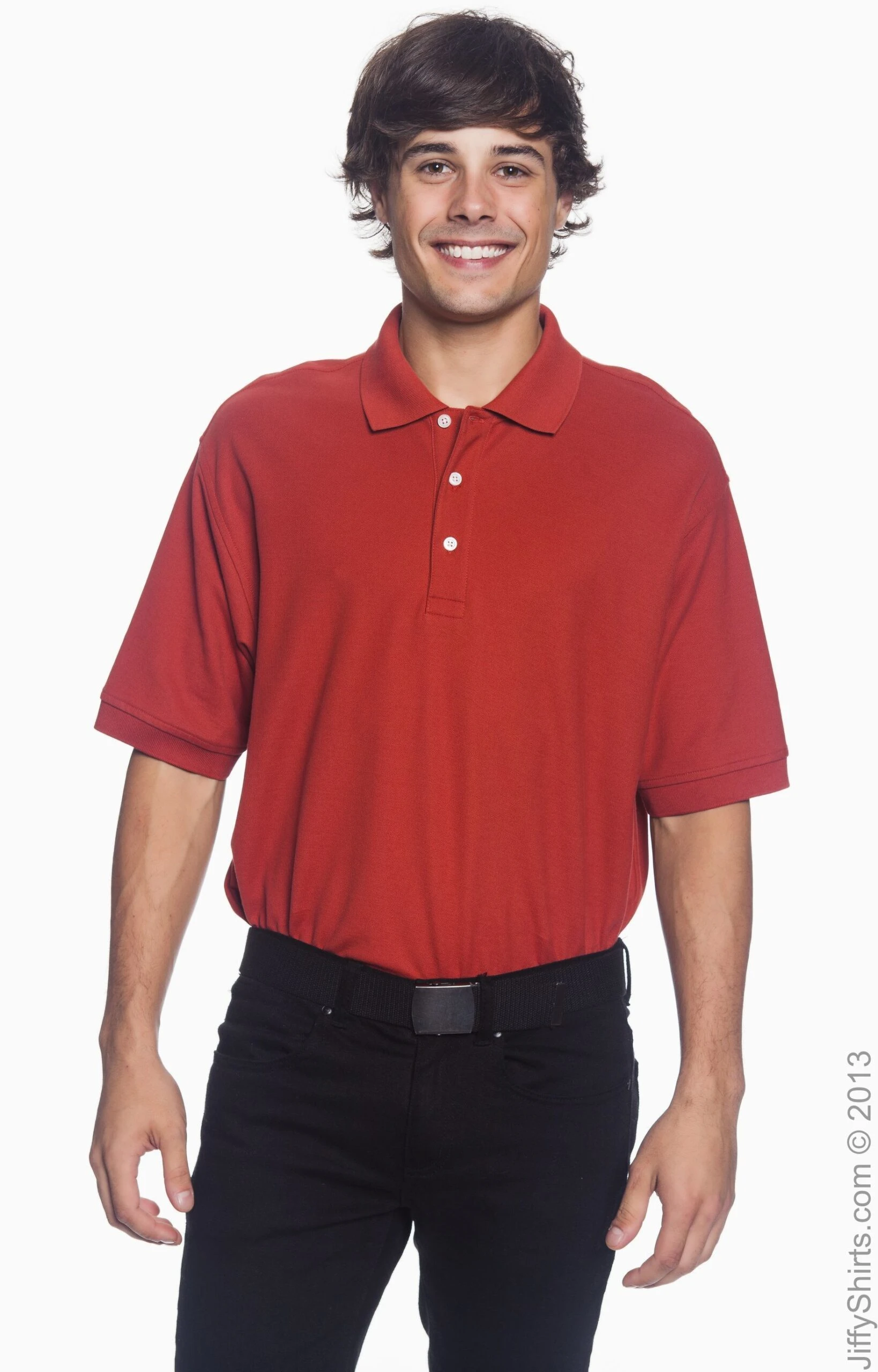 Men's Pima Piqué Short-Sleeve Polo 16 Men's Pima Piqué Short-Sleeve Polo - Image 14