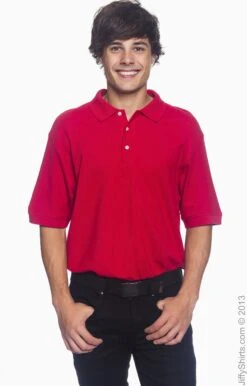 Men's Pima Piqué Short-Sleeve Polo 25 Men's Pima Piqué Short-Sleeve Polo -Jiffyshirts Sales Store BCC493EC9D1208