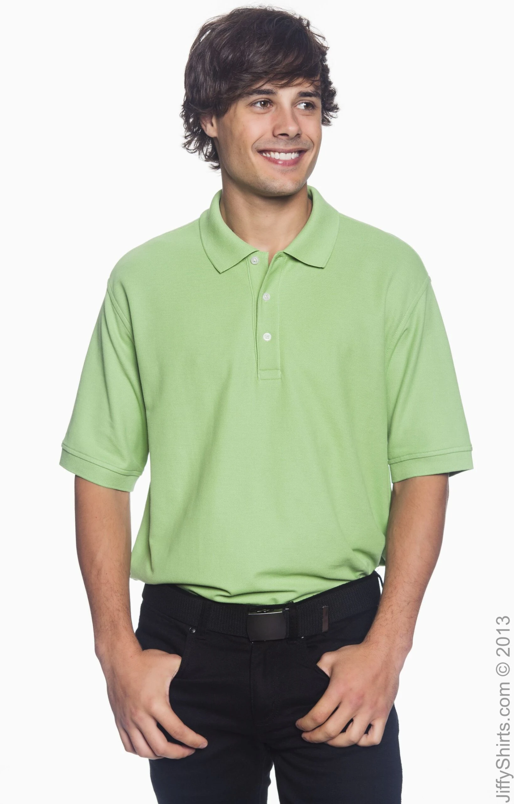 Men's Pima Piqué Short-Sleeve Polo 17 Men's Pima Piqué Short-Sleeve Polo - Image 15