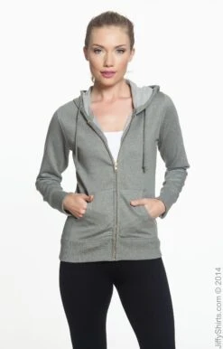 Ladies' 7 Oz. Organic/Recycled Heathered Fleece Full-Zip Hood 12 Ladies' 7 Oz. Organic/Recycled Heathered Fleece Full-Zip Hood -Jiffyshirts Sales Store C3536255077CD8