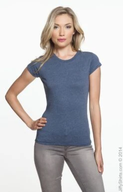 Ladies' 4.25 Oz. Blended Eco T-Shirt -Jiffyshirts Sales Store C35DE36749D8B6