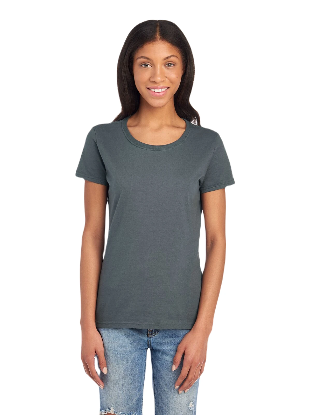 FRUIT OF THE LOOM Ladies' 5 Oz., HD Cotton™ T-Shirt 9 FRUIT OF THE LOOM Ladies' 5 Oz., HD Cotton™ T-Shirt - Image 7