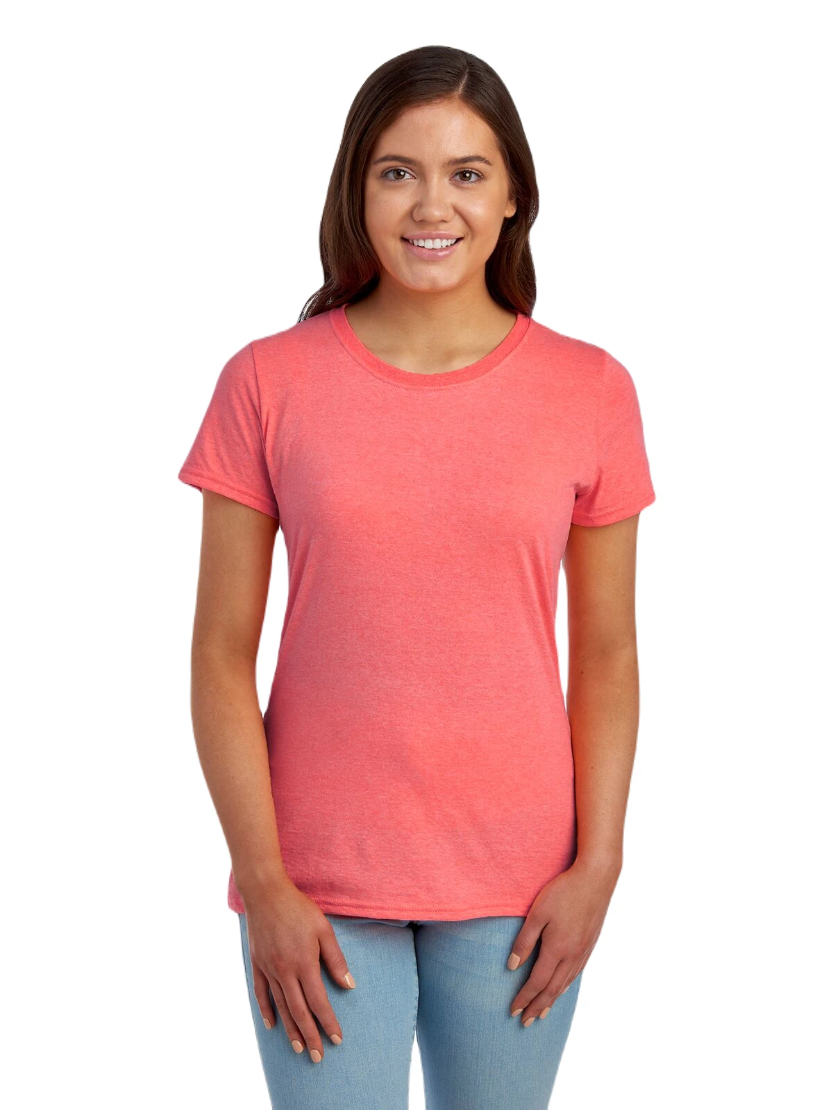 FRUIT OF THE LOOM Ladies' 5 Oz., HD Cotton™ T-Shirt 11 FRUIT OF THE LOOM Ladies' 5 Oz., HD Cotton™ T-Shirt - Image 9