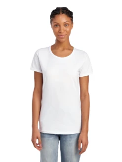FRUIT OF THE LOOM Ladies' 5 Oz., HD Cotton™ T-Shirt 26 FRUIT OF THE LOOM Ladies' 5 Oz., HD Cotton™ T-Shirt -Jiffyshirts Sales Store JPG L3930R White FRONT 3791 1680004736