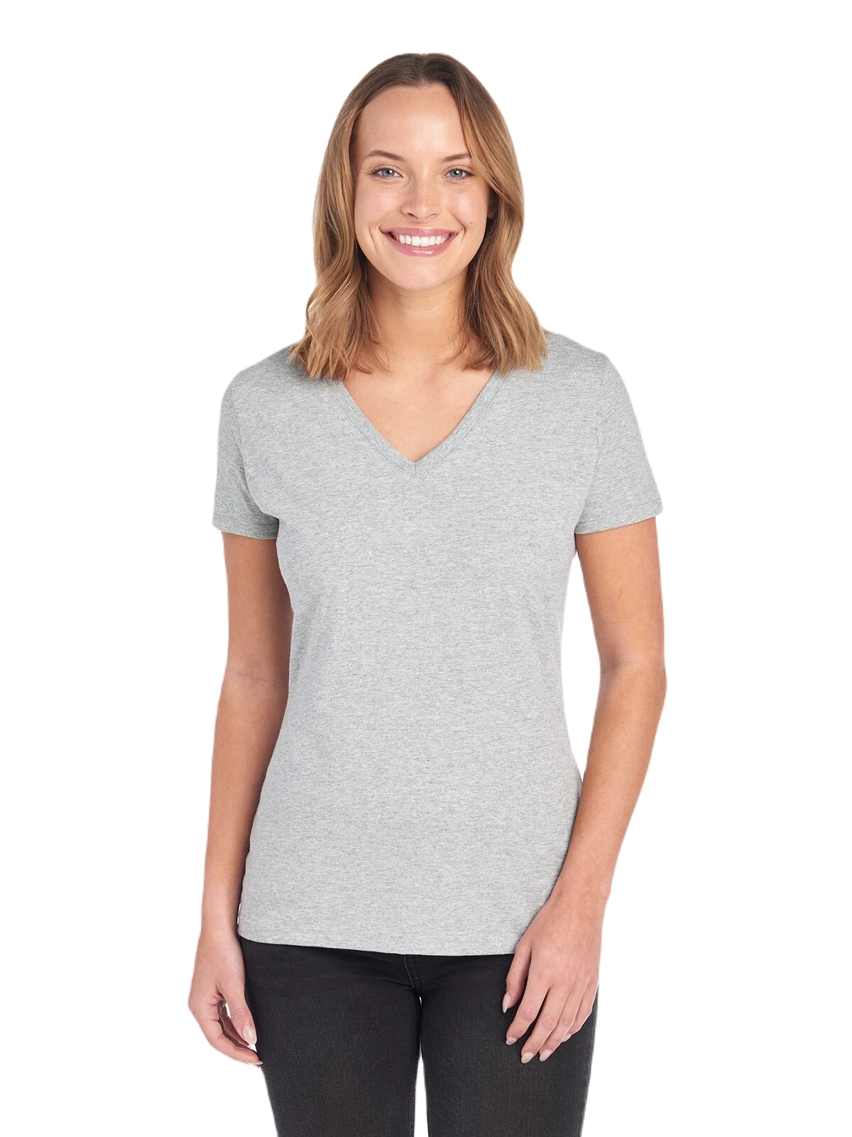 FRUIT OF THE LOOM Ladies' 5 Oz. HD Cotton™ V-Neck T-Shirt 8 FRUIT OF THE LOOM Ladies' 5 Oz. HD Cotton™ V-Neck T-Shirt - Image 6