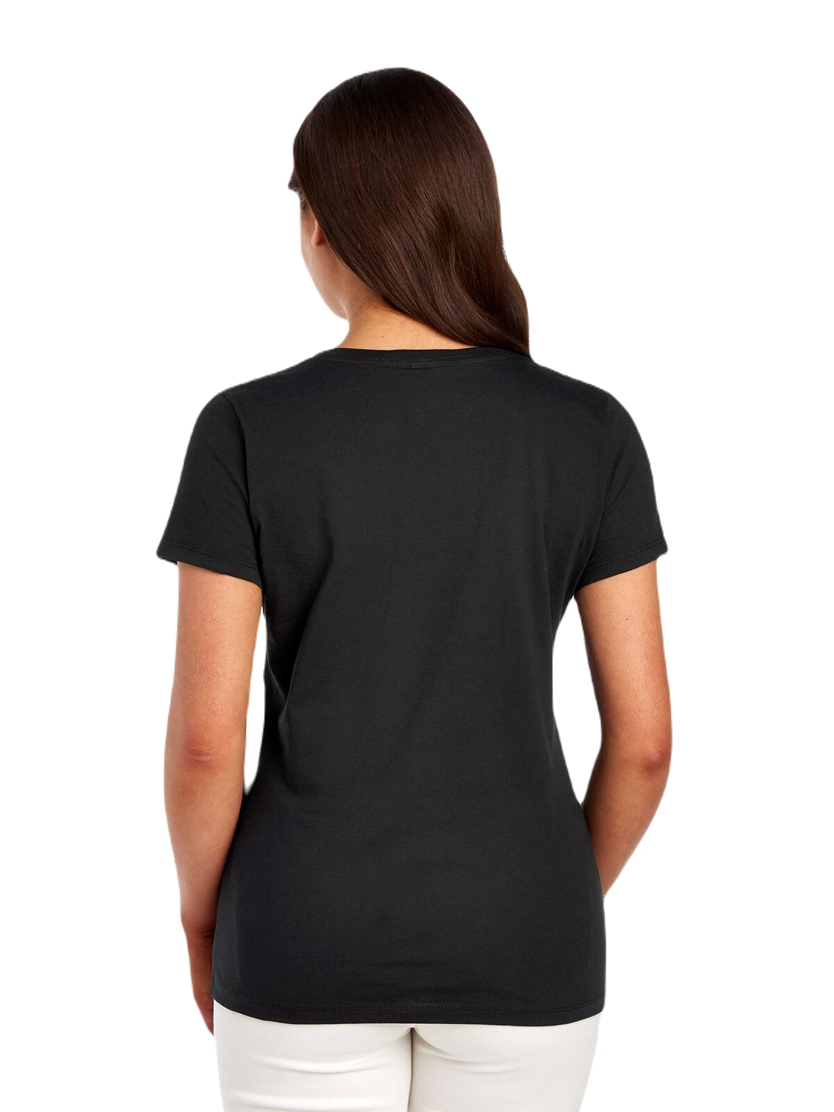 FRUIT OF THE LOOM Ladies' 5 Oz. HD Cotton™ V-Neck T-Shirt 5 FRUIT OF THE LOOM Ladies' 5 Oz. HD Cotton™ V-Neck T-Shirt - Image 3