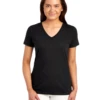 FRUIT OF THE LOOM Ladies' 5 Oz. HD Cotton™ V-Neck T-Shirt 1 FRUIT OF THE LOOM Ladies' 5 Oz. HD Cotton™ V-Neck T-Shirt -Jiffyshirts Sales Store JPG L39VR Black FRONT 0563 1680004736