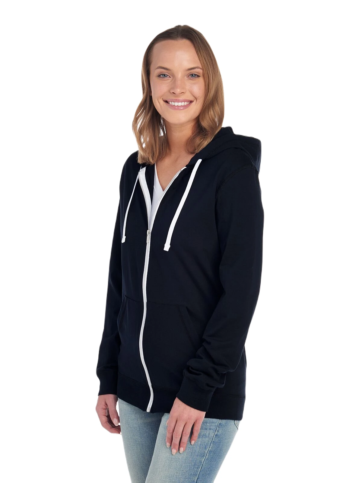 FRUIT OF THE LOOM Adult Unisex 6 Oz. Sofspun® Jersey Full-Zip 4 FRUIT OF THE LOOM Adult Unisex 6 Oz. Sofspun® Jersey Full-Zip - Image 2