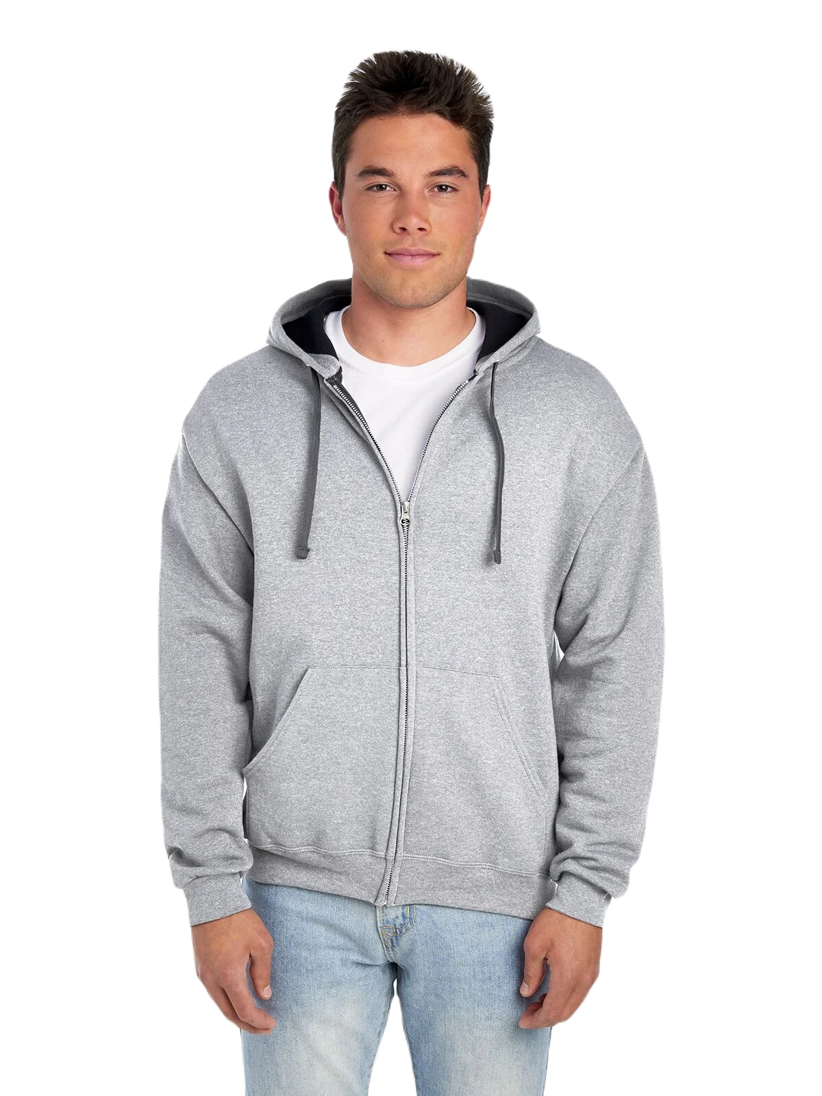FRUIT OF THE LOOM Adult Unisex 7.2 Oz. SofSpun® Full-Zip Hooded Sweatshirt 7 FRUIT OF THE LOOM Adult Unisex 7.2 Oz. SofSpun® Full-Zip Hooded Sweatshirt - Image 5
