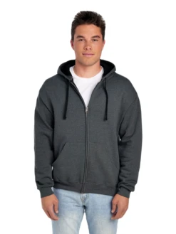 FRUIT OF THE LOOM Adult Unisex 7.2 Oz. SofSpun® Full-Zip Hooded Sweatshirt 17 FRUIT OF THE LOOM Adult Unisex 7.2 Oz. SofSpun® Full-Zip Hooded Sweatshirt -Jiffyshirts Sales Store JPG SF73R Charcoal Heather FRONT 0707 1680004736