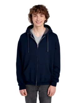 FRUIT OF THE LOOM Adult Unisex 7.2 Oz. SofSpun® Full-Zip Hooded Sweatshirt 19 FRUIT OF THE LOOM Adult Unisex 7.2 Oz. SofSpun® Full-Zip Hooded Sweatshirt -Jiffyshirts Sales Store JPG SF73R Jnavy FRONT 1006 1680004736