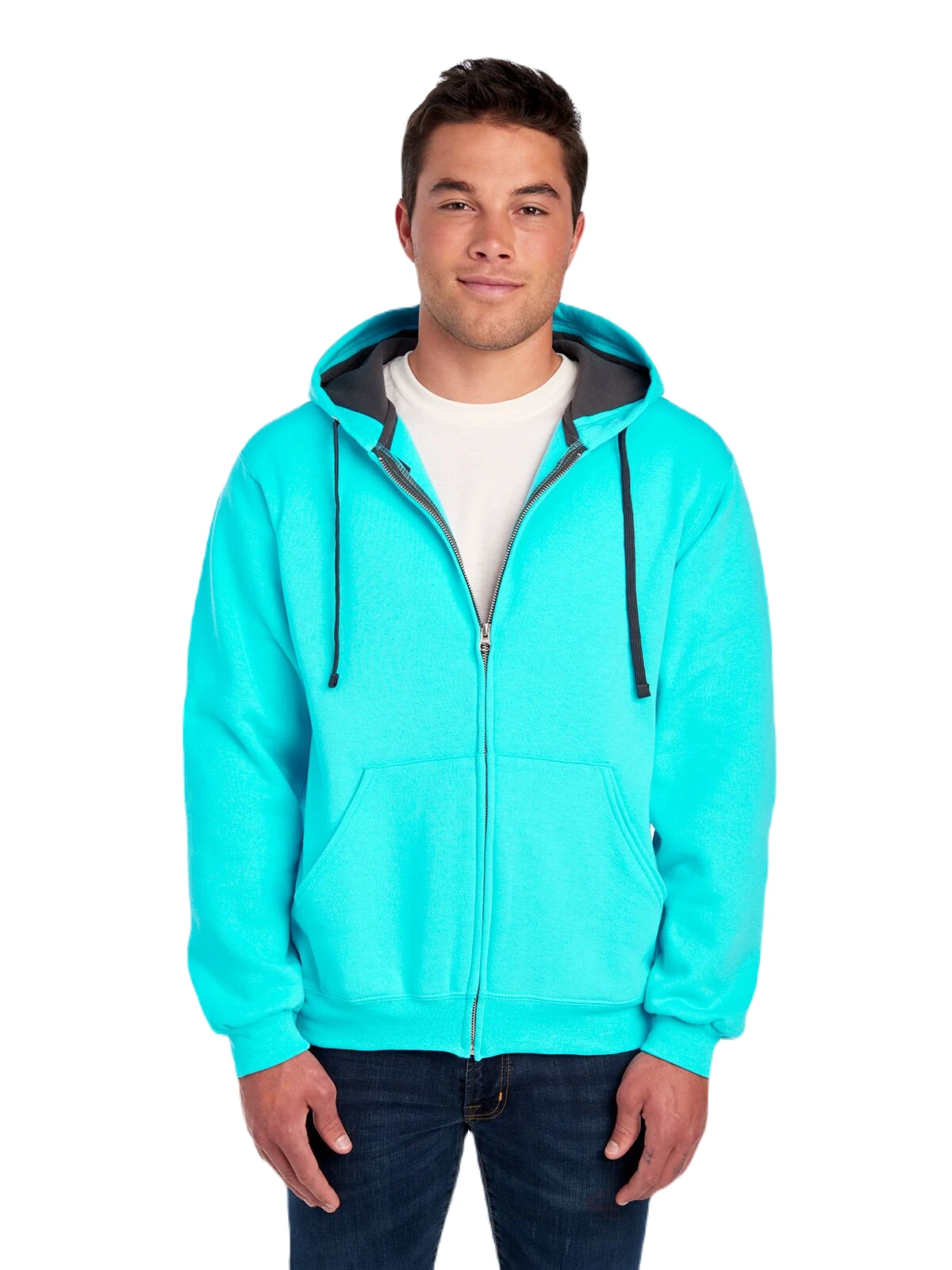 FRUIT OF THE LOOM Adult Unisex 7.2 Oz. SofSpun® Full-Zip Hooded Sweatshirt 3 FRUIT OF THE LOOM Adult Unisex 7.2 Oz. SofSpun® Full-Zip Hooded Sweatshirt
