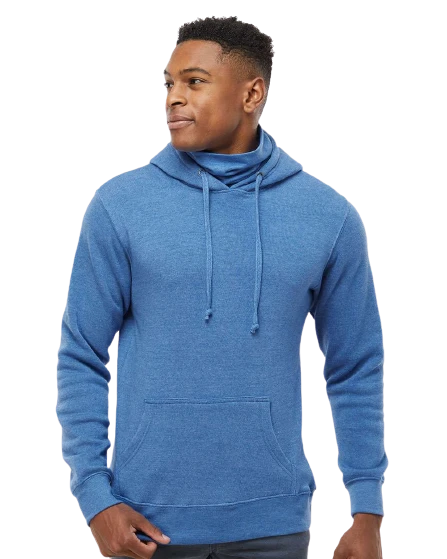 Adult Unisex Gaiter Fleece Hooded Sweatshirt 10 Adult Unisex Gaiter Fleece Hooded Sweatshirt - Image 8