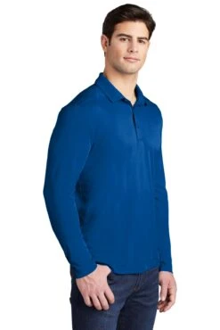 Men's Posi-UV Pro Long Sleeve Polo -Jiffyshirts Sales Store a13179575d0210