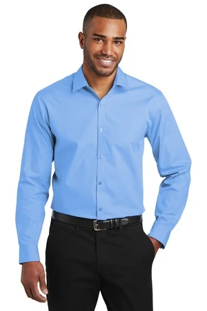 Slim Fit Carefree Poplin Shirt 8 Slim Fit Carefree Poplin Shirt - Image 6