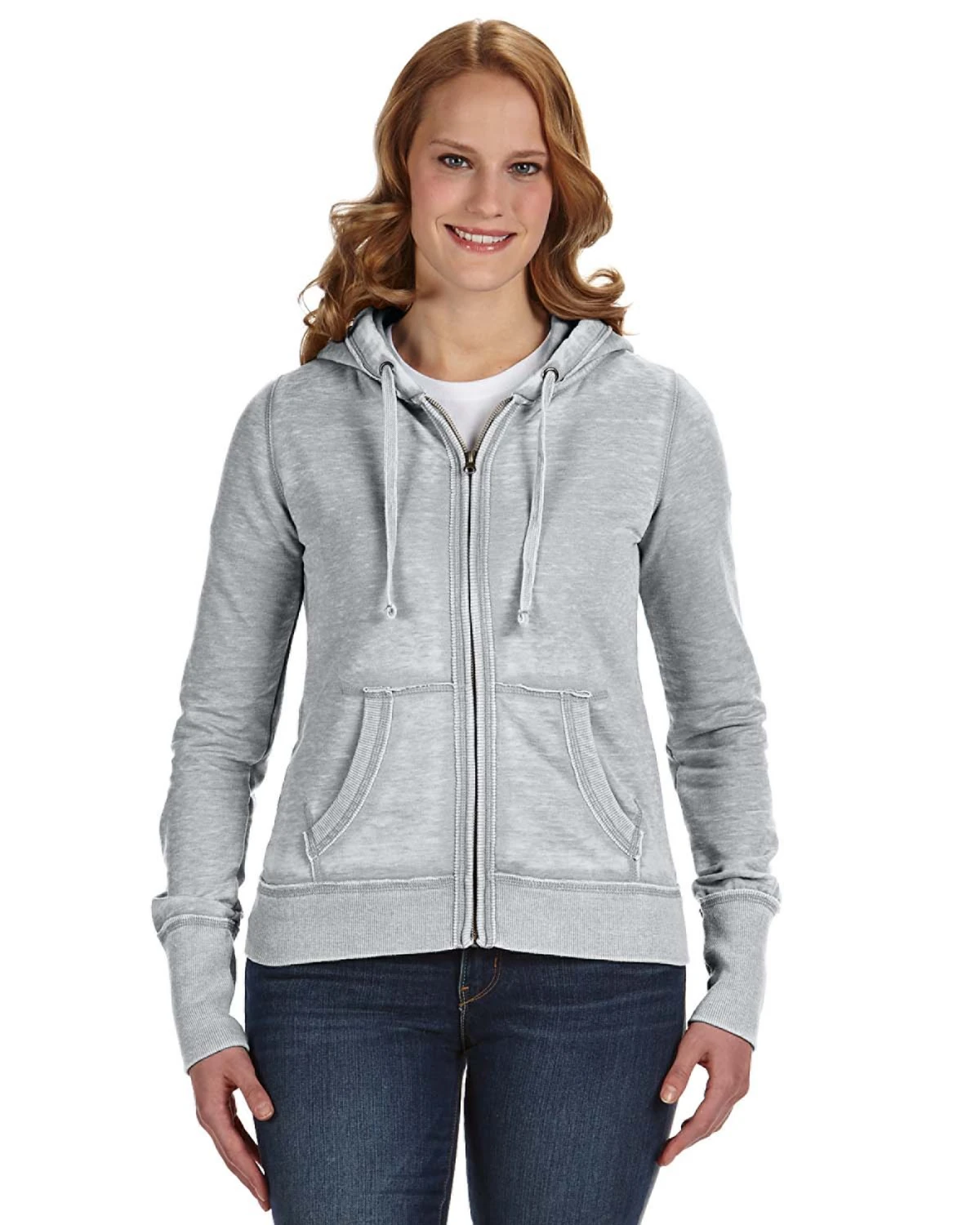 Ladies' Zen Full-Zip Fleece Hood 6 Ladies' Zen Full-Zip Fleece Hood - Image 4