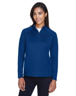 Ladies' Stretch Tech-Shell® Compass Quarter-Zip -Jiffyshirts Sales Store a2b5e29c3fd22f
