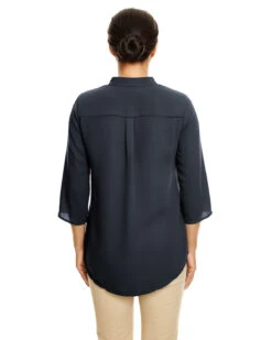 Ladies' Perfect Fit™ 3/4-Sleeve Crepe Tunic -Jiffyshirts Sales Store a2d1f219cd334f