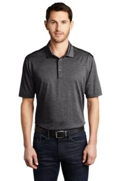 Adult Unisex Shadow Stripe Polo