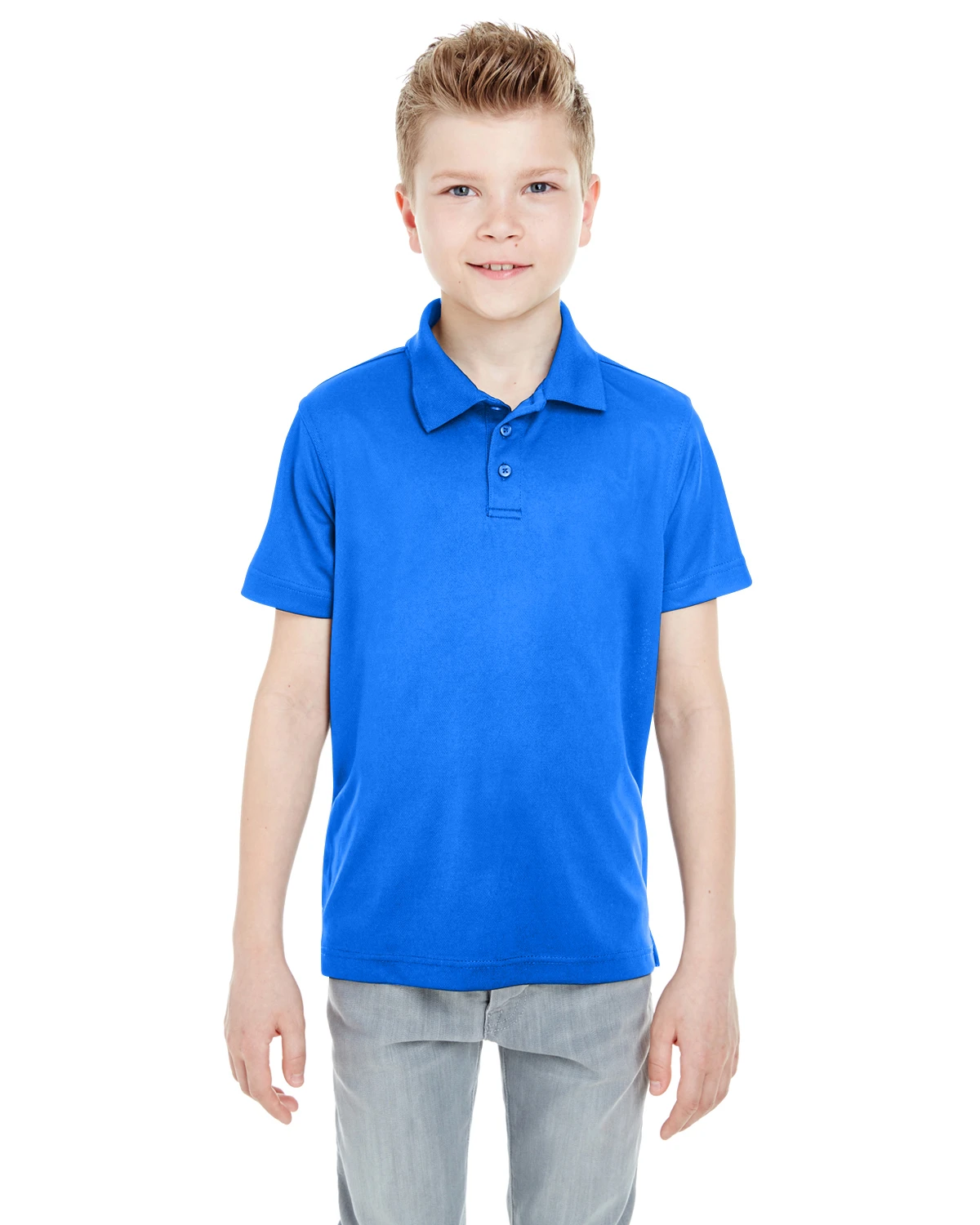 Youth Unisex Cool & Dry Mesh Piqué Polo 11 Youth Unisex Cool & Dry Mesh Piqué Polo - Image 9